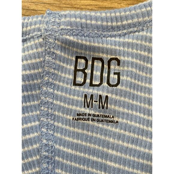 BDG Tank Women’s Medium Blue/White Stripe Summer Urban Outfitters - Picture 2 of 5